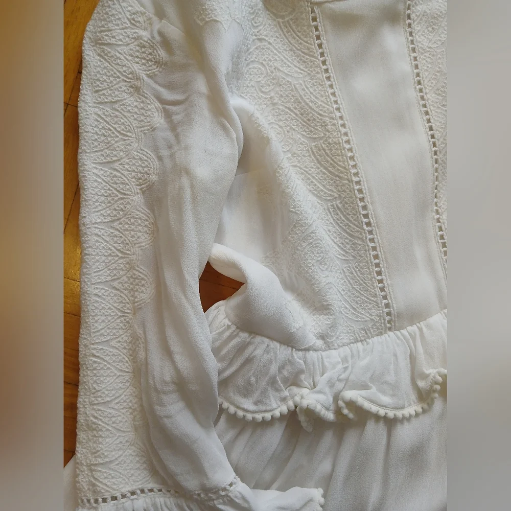 Topshop Embroidered Eyelet Dress - Picture 3 of 14